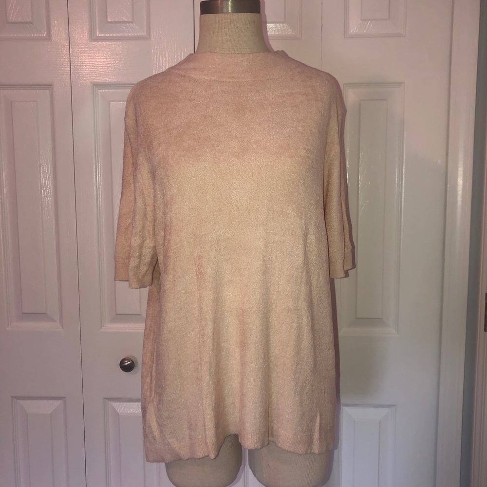 Loft Mock Neck Swing Sweater